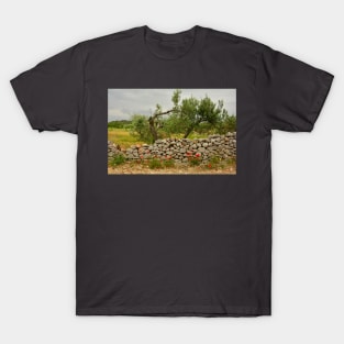 Landscape Near Loziscz, Brac Island, Croatia T-Shirt